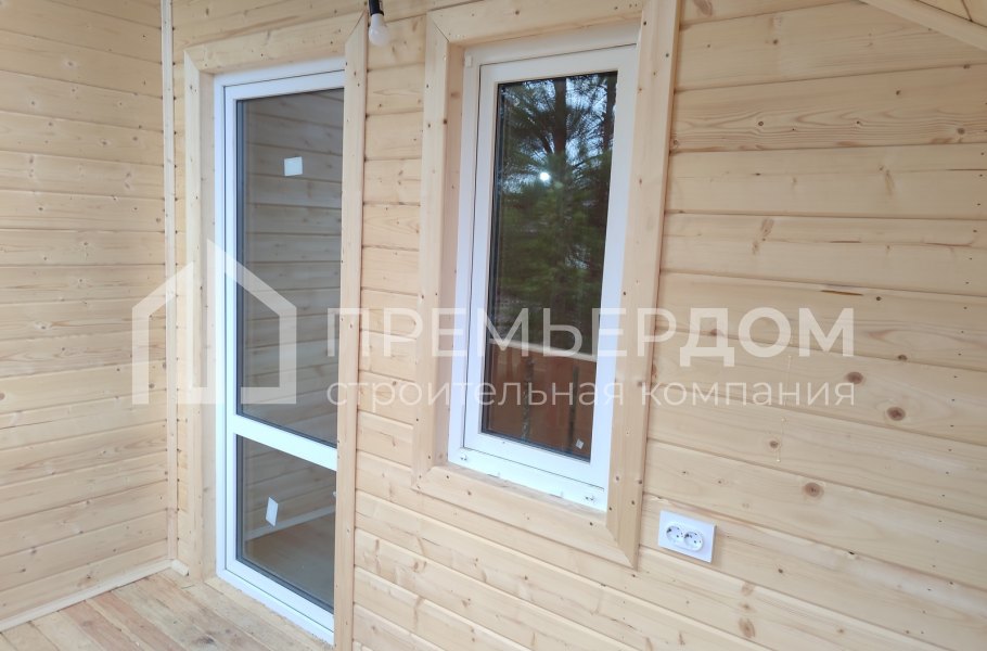 Фото со стройплощадок - Каркасный дом 8х9,5 м.