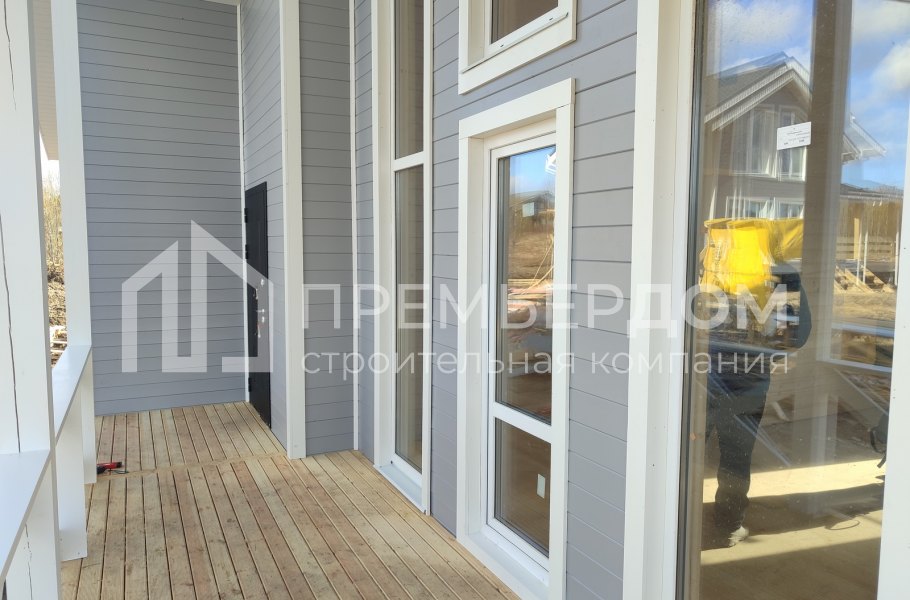 Фото со стройплощадок - Каркасный дом 7,5х10 м.