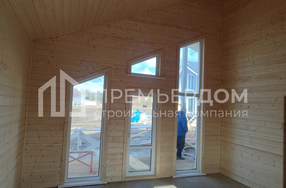 Фото со стройплощадок - Каркасный дом 7,5х10 м.