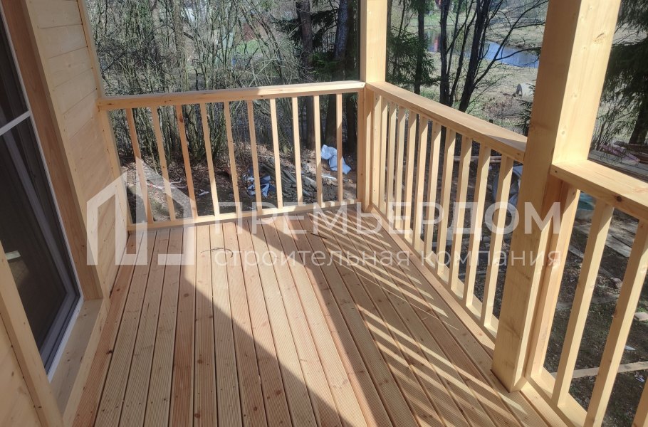 Фото со стройплощадок - Каркасный дом 9х13 м.