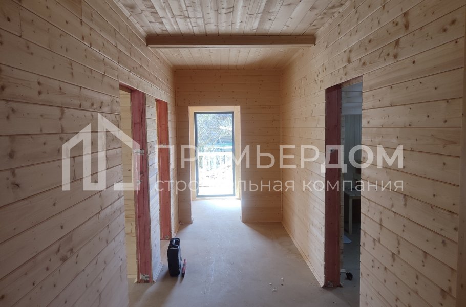 Фото со стройплощадок - Каркасный дом 9х13 м.