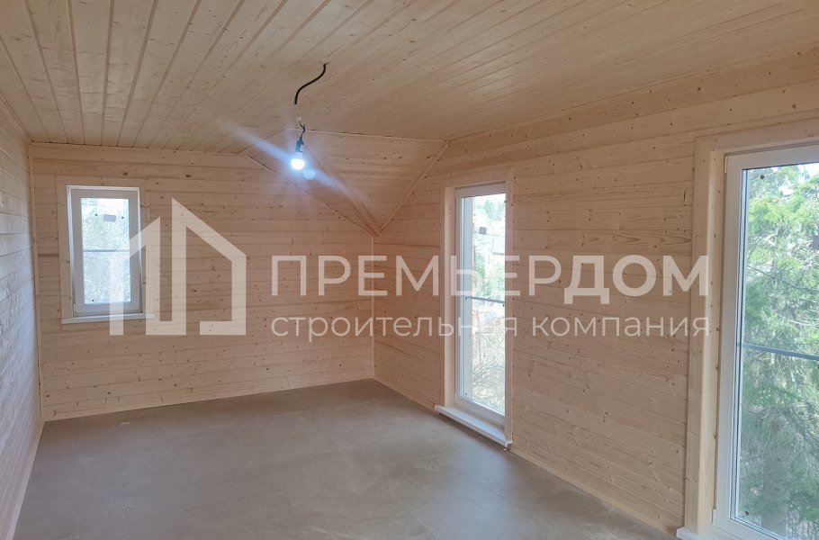 Фото со стройплощадок - Каркасный дом 9х13 м.