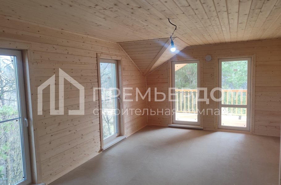 Фото со стройплощадок - Каркасный дом 9х13 м.