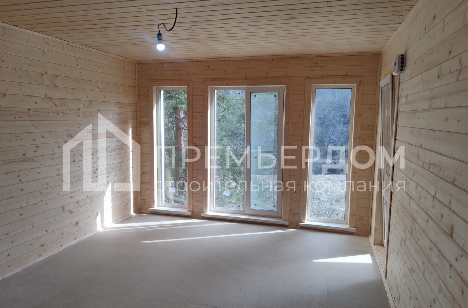 Фото со стройплощадок - Каркасный дом 9х13 м.