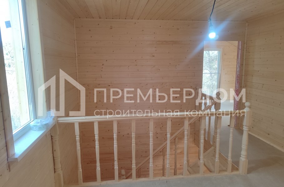 Фото со стройплощадок - Каркасный дом 9х13 м.