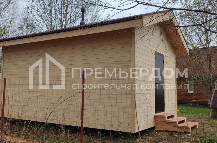 Фото со стройплощадок - Каркасный дом 4х6 м.