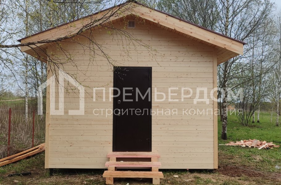 Фото со стройплощадок - Каркасный дом 4х6 м.