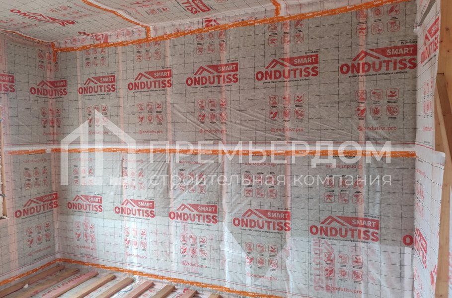 Фото со стройплощадок - Каркасный дом 7,6х11,7 м.