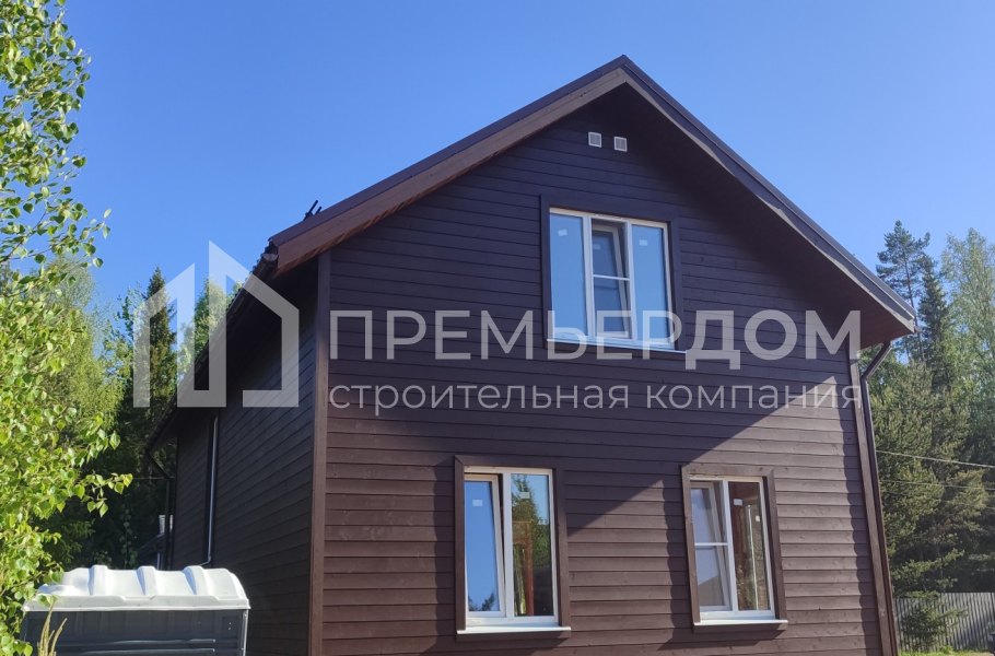 Фото со стройплощадок - Каркасный дом 10х7,5 м.