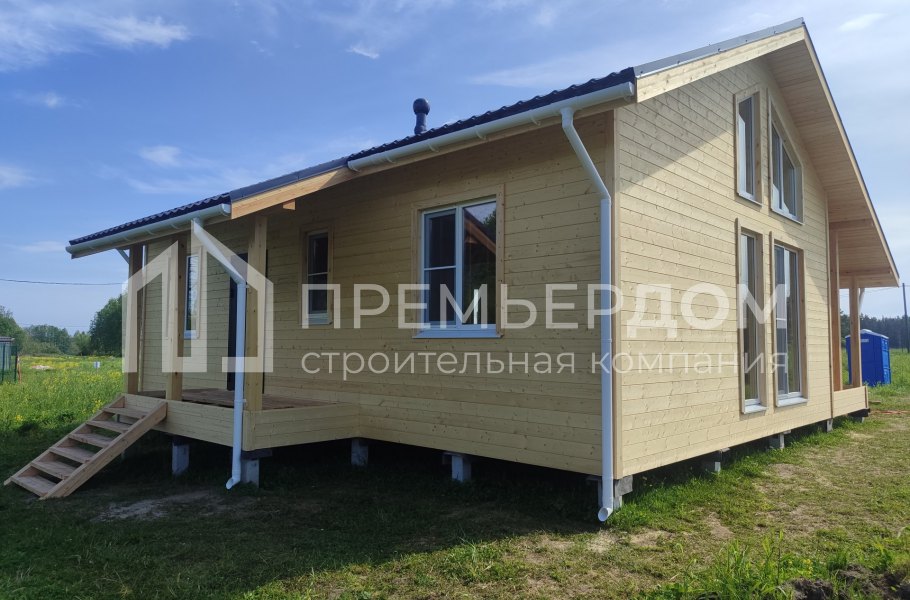 Фото со стройплощадок - Каркасный дом 9,5х10 м.