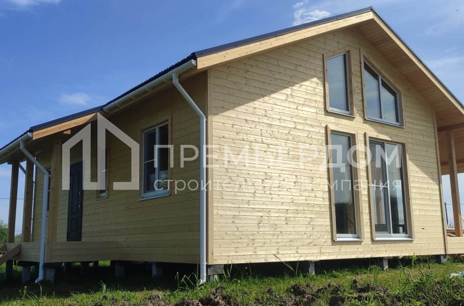 Фото со стройплощадок - Каркасный дом 9,5х10 м.