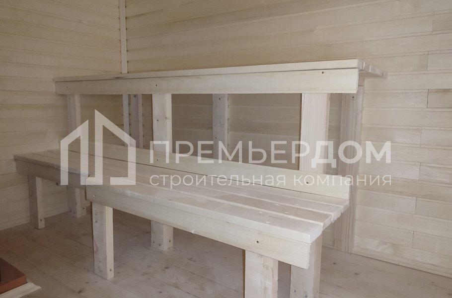 Фото со стройплощадок - Каркасная баня 3х8 м.