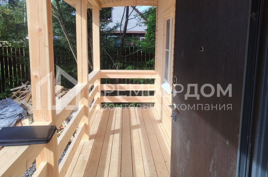 Фото со стройплощадок - Каркасный дом 6х7,5 м.