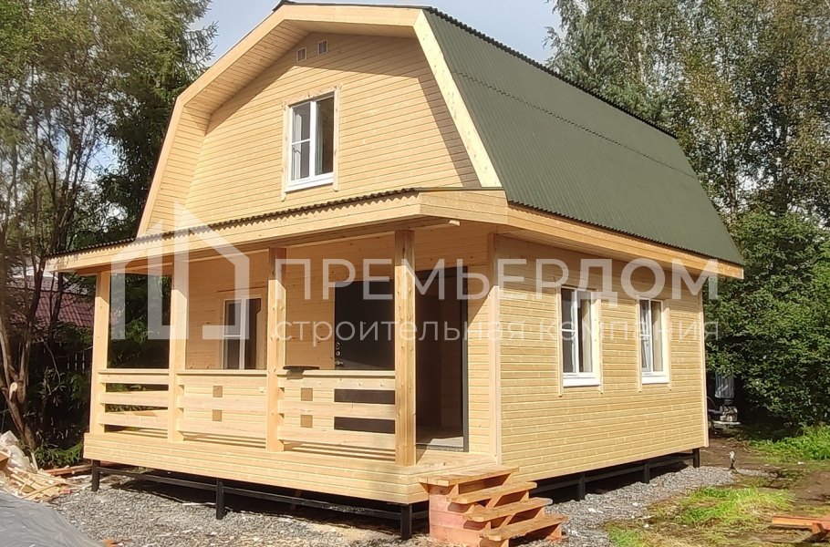 Фото со стройплощадок - Каркасный дом 6х7,5 м.