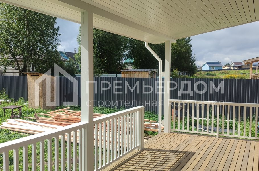 Фото со стройплощадок - Каркасный дом 8х12 м.