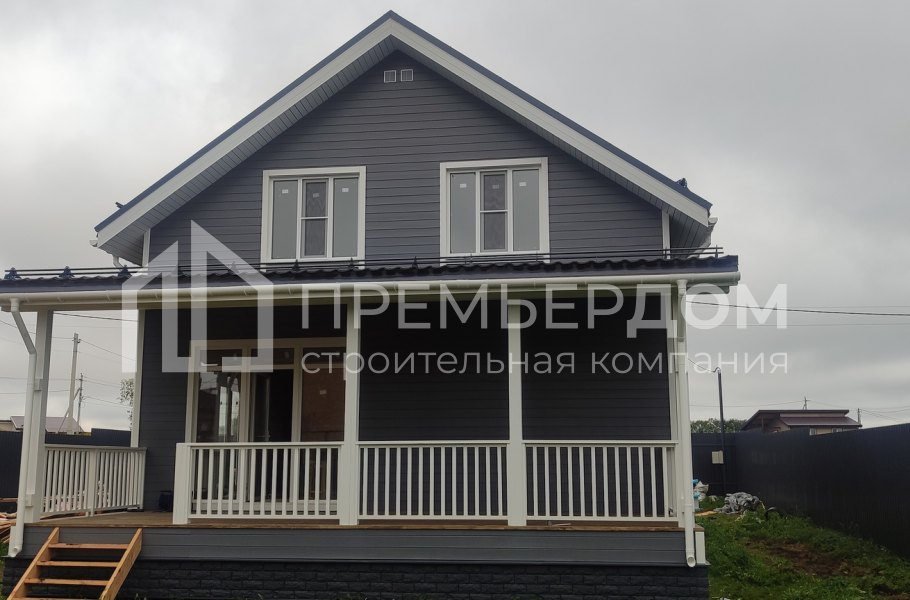 Фото со стройплощадок - Каркасный дом 8х12 м.