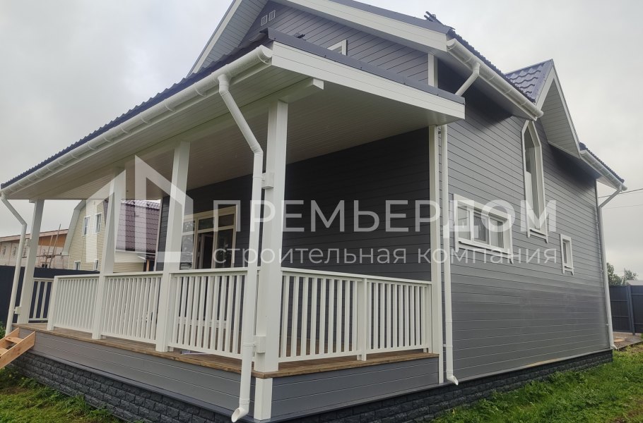 Фото со стройплощадок - Каркасный дом 8х12 м.