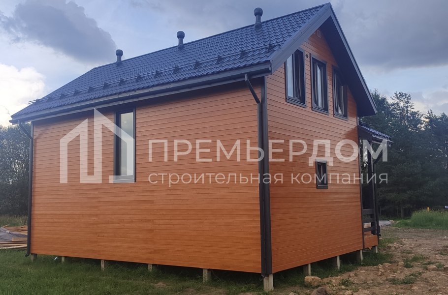 Фото со стройплощадок - Каркасный дом 9,5х13 м.