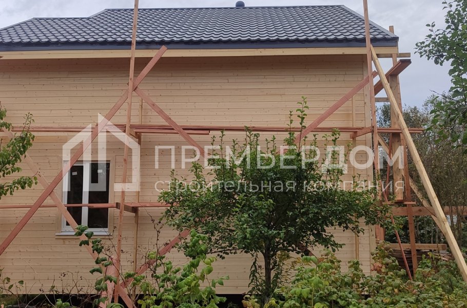 Фото со стройплощадок - Каркасный дом 7,5х8,5 м.