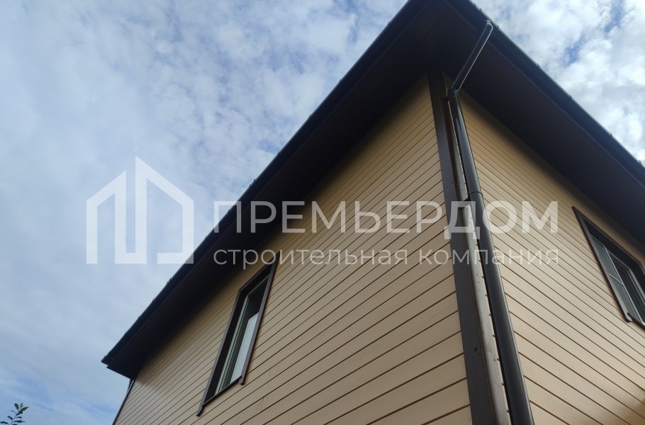 Фото со стройплощадок - Каркасный дом 7,5х7,5 м.