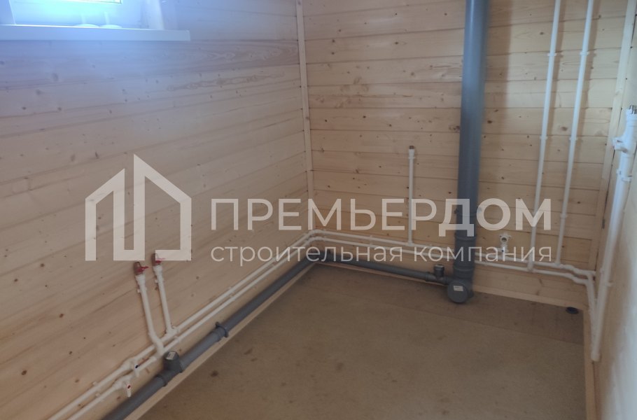 Фото со стройплощадок - Каркасный дом 7,5х7,5 м.