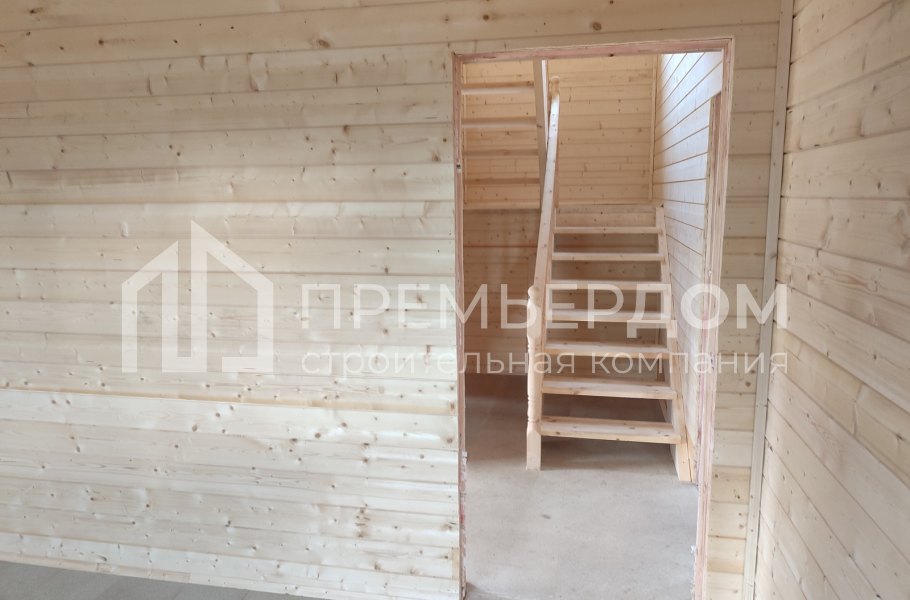 Фото со стройплощадок - Каркасный дом 7,5х7,5 м.