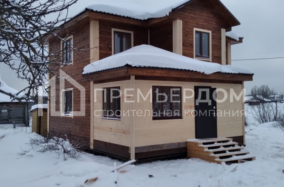 Фото со стройплощадок - Дом по проекту Д-6