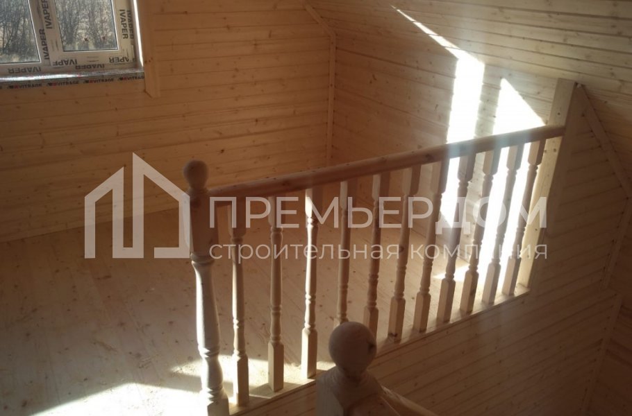 Фото со стройплощадок - Каркасный дом 8х8 м.