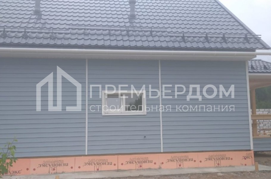 Фото со стройплощадок - Каркасный дом 7х8 м.