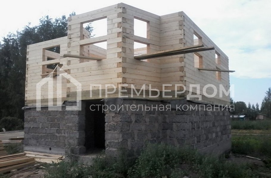 Фото со стройплощадок - Дом по проекту Д-12