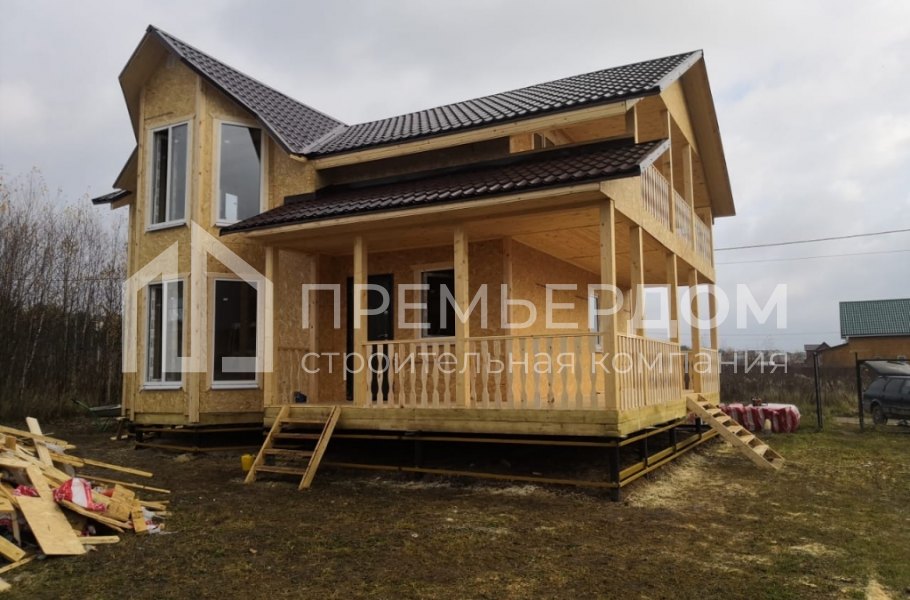 Фото со стройплощадок - Дом по проекту К-127