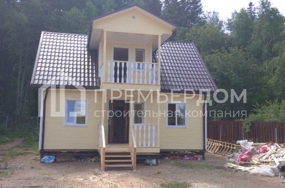 Фото со стройплощадок - Дом по проекту К-107