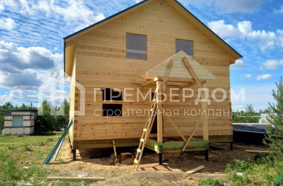 Фото со стройплощадок - Дом по проекту Д-126