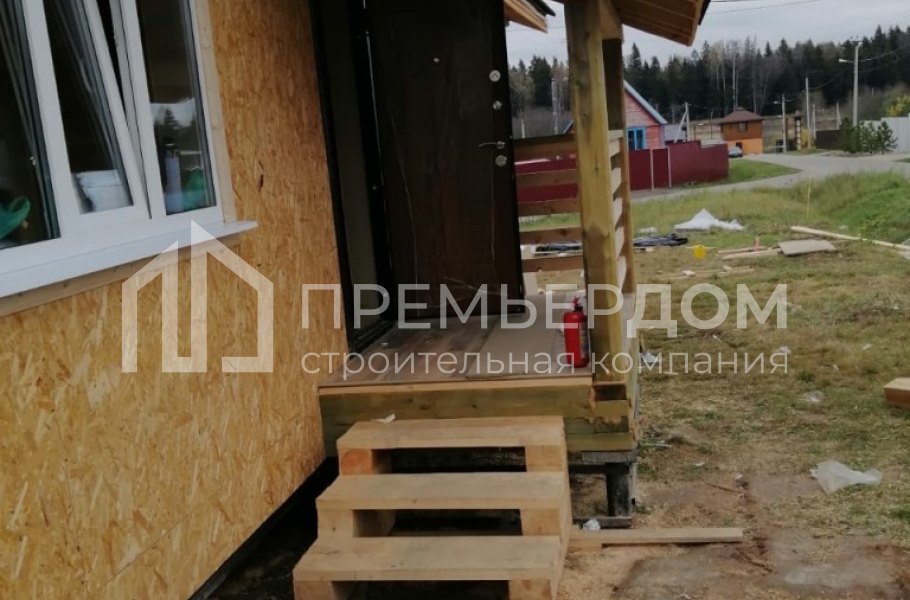 Фото со стройплощадок - Дом по проекту К-25