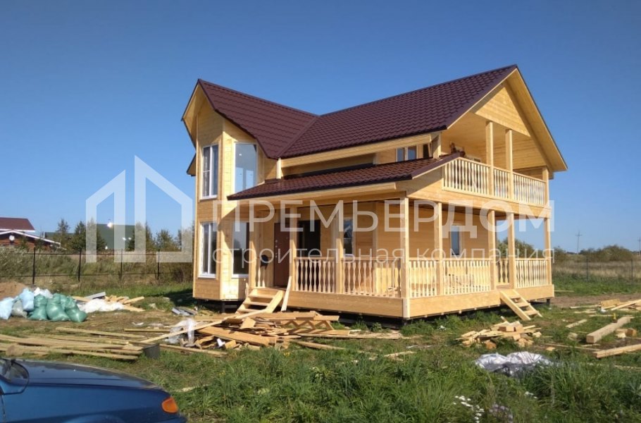 Фото со стройплощадок - Дом по проекту К-127