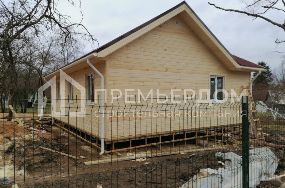 Фото со стройплощадок - Каркасный дом 8х9 м