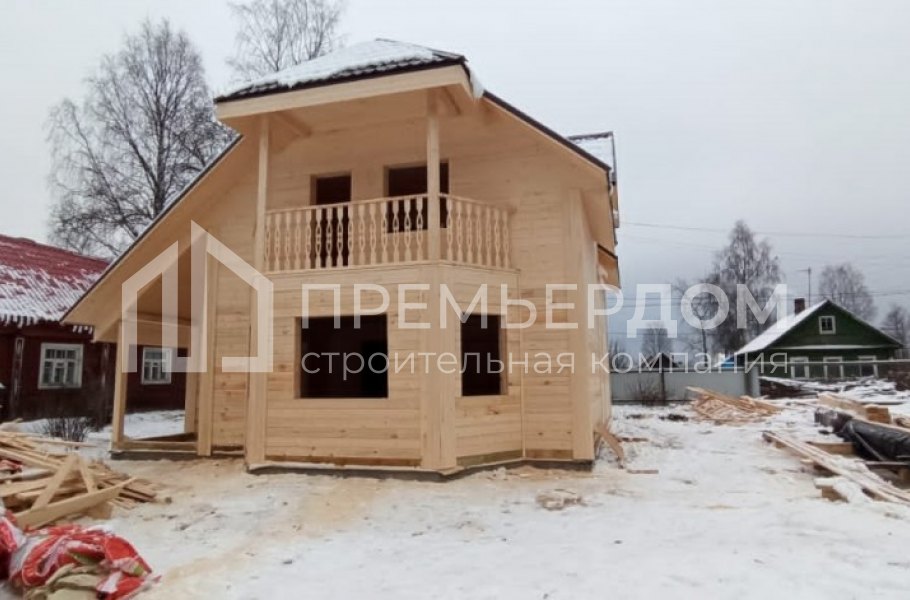 Фото со стройплощадок - Дом по проекту Д-51