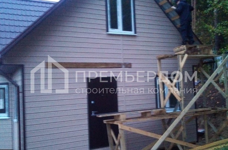 Фото со стройплощадок - Дом по проекту К-37