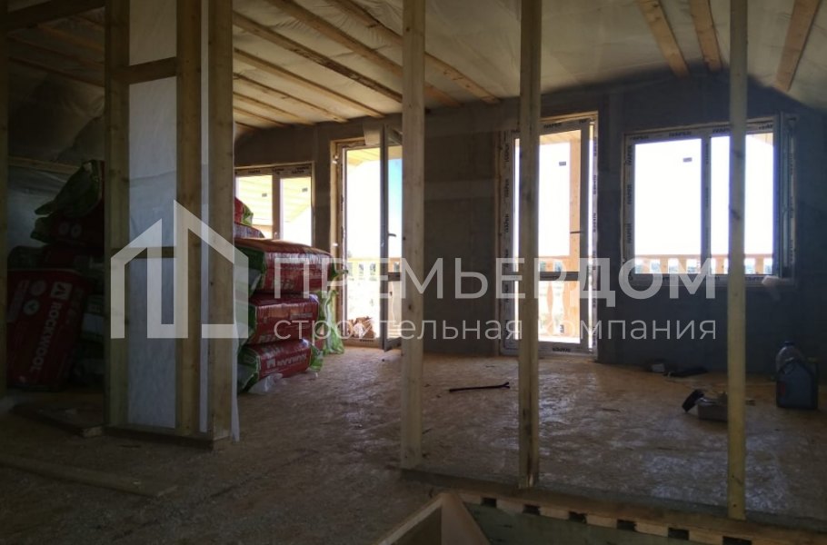 Фото со стройплощадок - Дом по проекту К-127