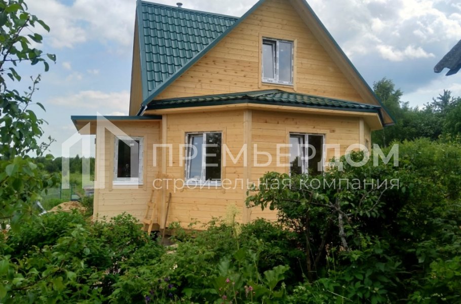 Фото со стройплощадок - Каркасная баня 6х6 м.