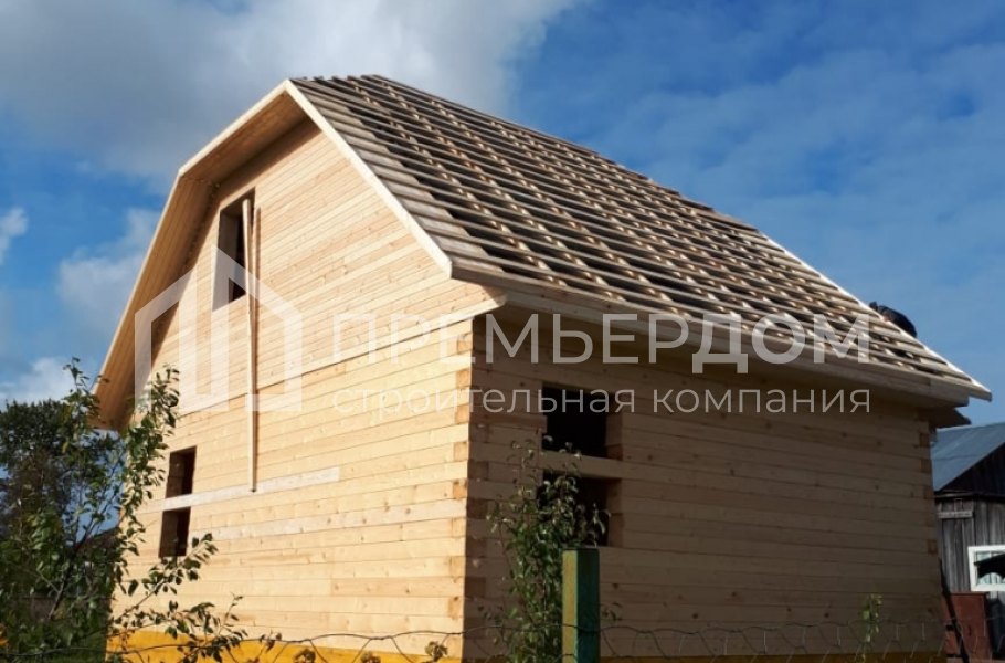 Фото со стройплощадок - Дом по проекту Д-47