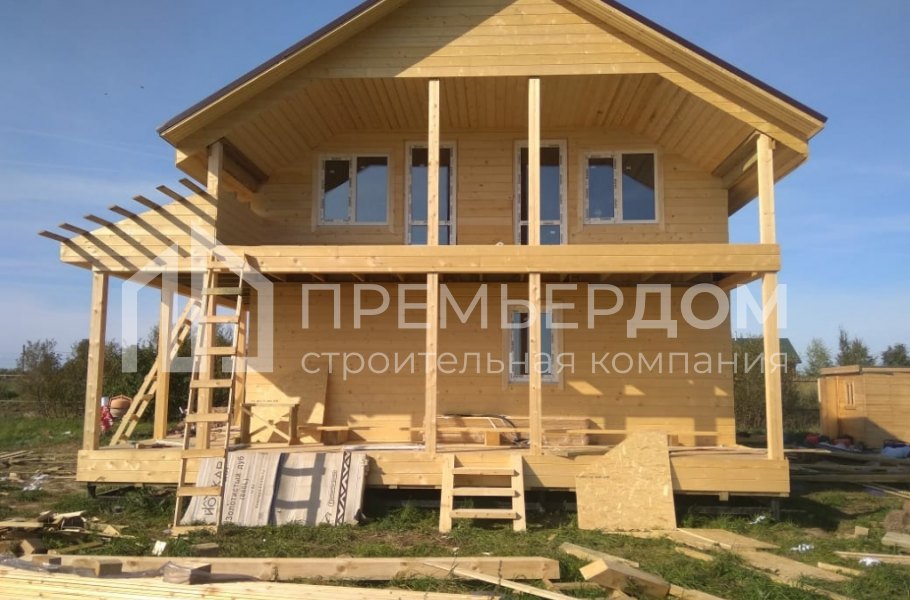 Фото со стройплощадок - Дом по проекту К-127