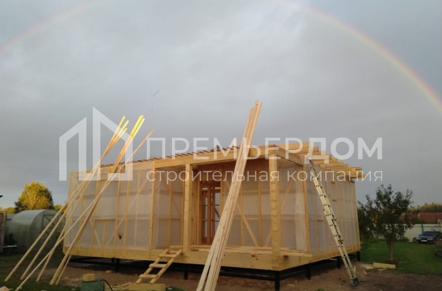 Фото со стройплощадок - Дом по проекту К-62