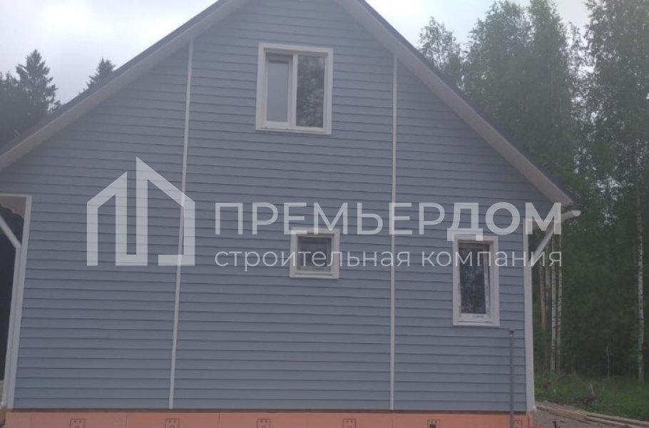 Фото со стройплощадок - Каркасный дом 7х8 м.