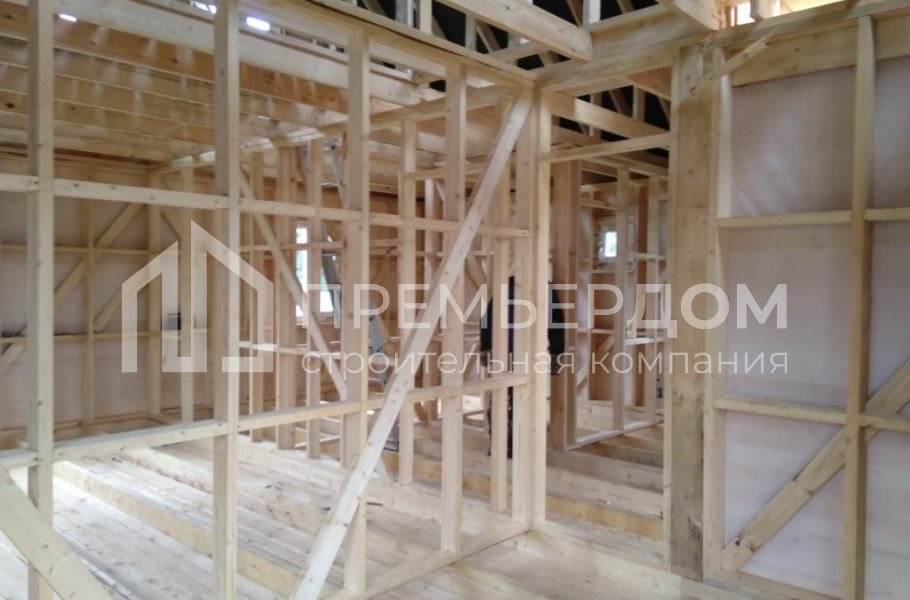 Фото со стройплощадок - Дом по проекту К-62