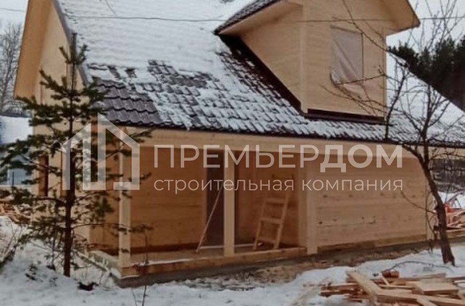 Фото со стройплощадок - Дом по проекту Д-51