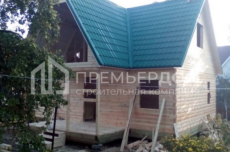 Фото со стройплощадок - Дом по проекту Д-21