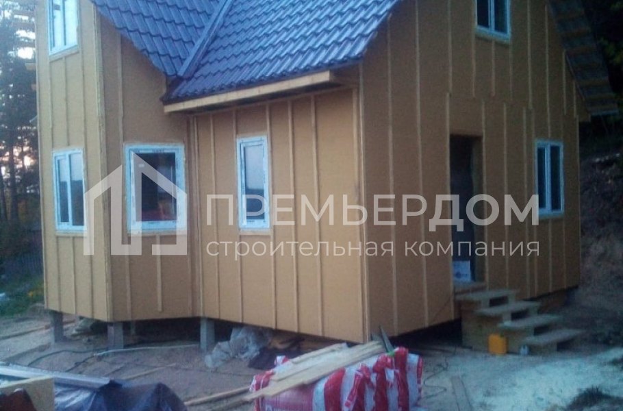 Фото со стройплощадок - Дом по проекту К-37