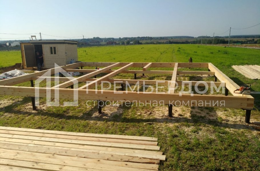 Фото со стройплощадок - Дом по проекту К-127