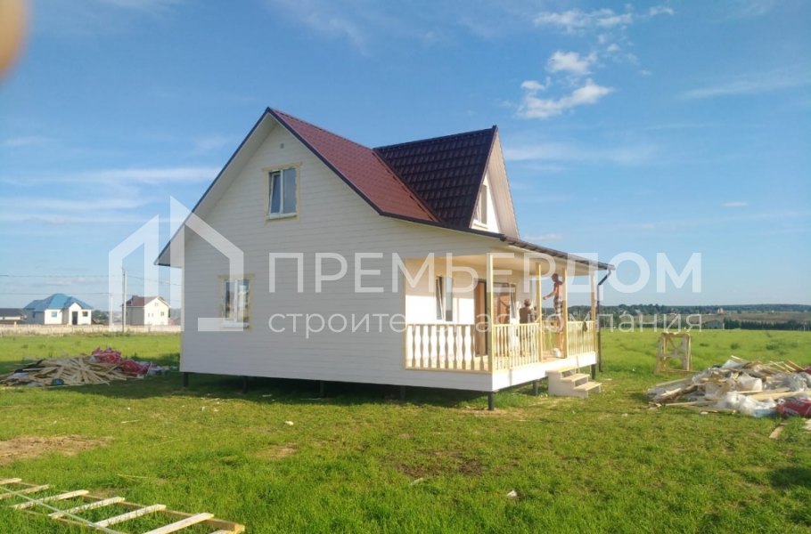 Фото со стройплощадок - Дом по проекту К-110